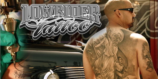 Lowrider tattoo studios is based in California is know for their black and