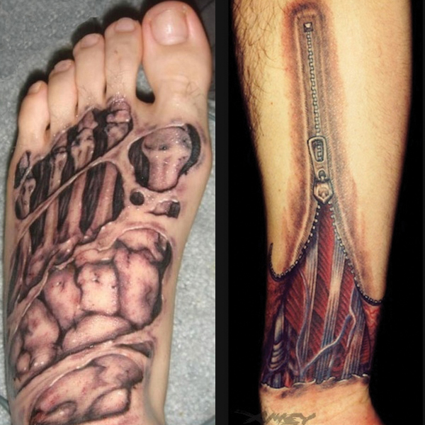 more Anatomical Tattoos